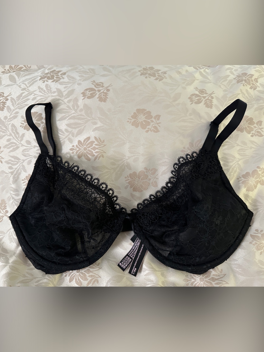 Victoria's Secret Black Lace Underwire Bra
